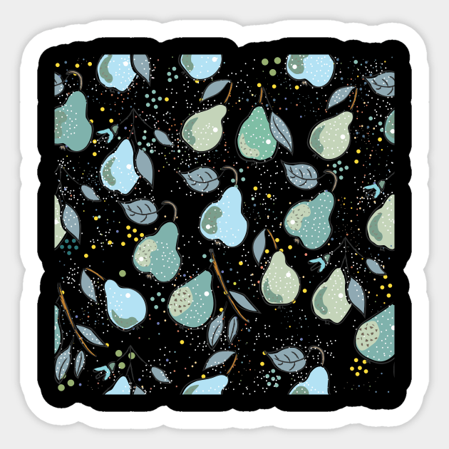 Pear Sticker by Kristina Stellar Scandinavian Land